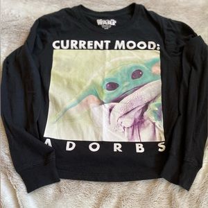 “Mood” Yoda Long Sleeve Top